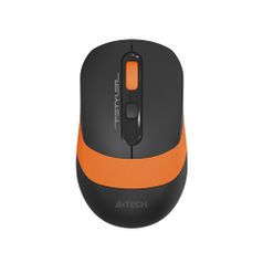 Мышь A4TECH Fstyler FG10, оптическая, беспроводная, USB, черный и оранжевый [fg10 orange] (1147568)
