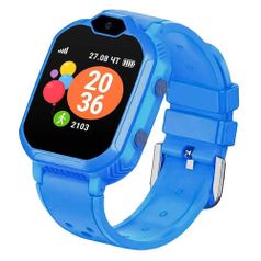 Смарт-часы GEOZON G-Kids 4G, 44мм, 1.4", голубой / голубой [g-w13blu] (1433934)