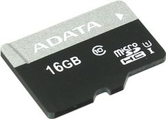 Карта памяти 16Gb - A-Data Premier - Micro Secure Digital HC Class 10 UHS-I U1 AUSDH16GUICL10-R (93004)