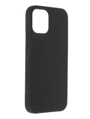 Чехол LuxCase для Apple iPhone 12 Pro Soft Touch Premium Black 69034 (773376)
