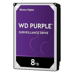 Жесткий диск WD Purple WD82PURZ, 8Тб, HDD, SATA III, 3.5" (1146697)