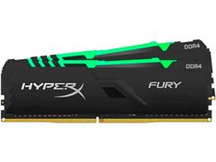 Модуль памяти HyperX Fury RGB DDR4 DIMM 3000MHz PC-24000 CL16 - 64Gb Kit (2x32Gb) HX430C16FB3AK2/64 (840678)