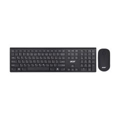 Комплект (клавиатура+мышь) Acer OKR030, USB, беспроводной, черный [zl.kbdee.005] (1369707)