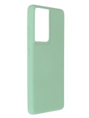 Чехол Pero для Samsung Galaxy S21 Ultra Liquid Silicone Green PCLS-0038-GN (854696)