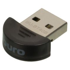 Адаптер USB Buro BU-BT40B Bluetooth 4.0+EDR class 1.5 20м черный (341953)
