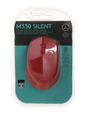 Мышь Logitech M330 Silent Plus Red 910-004911 (338215)