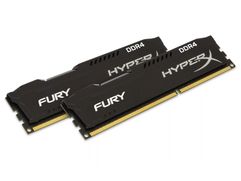 Модуль памяти Kingston HyperX Fury Black DDR4 DIMM 3466MHz PC-27700 CL19 - 16Gb KIT (2X8Gb) HX434C19FB2K2/16 (557490)