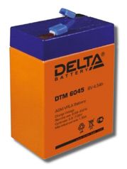 Аккумулятор для ИБП Delta DTM-6045 6V 4.5Ah (773148)