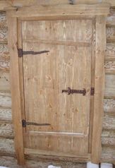 Дверь из массива сосны для бани, модель 23 (593)
