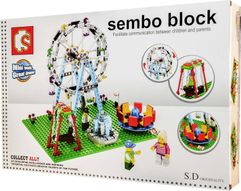 Семейный развивающий конструктор Парк развлечений Sembo block (13325)