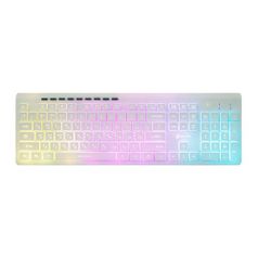 Клавиатура OKLICK 490ML, USB, белый (1067205)