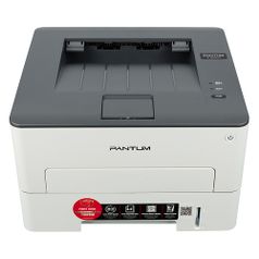 Принтер лазерный Pantum P3010D черно-белый, цвет: белый (1211356)