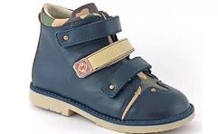 Ортомода (лечебная антивальгусная обувь) Ботинки Сапоги без утеплителя демисезон лето 2153-0016 Синий  (10387)