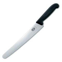 Нож кухонный Victorinox Fibrox (5.2933.26) стальной универсальный для кондитерских изделий/хлеба лез (1503770)