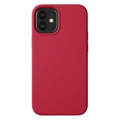 Чехол (клип-кейс) Deppa Liquid Silicone, для Apple iPhone 12 mini, красный [87786] (1436249)