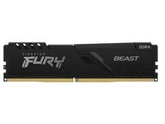 Модуль памяти Kingston Fury Beast Black DDR4 DIMM 2666Mhz PC21300 CL16 - 4Gb KF426C16BB/4 (863487)