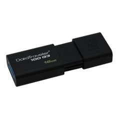 Флешка USB KINGSTON DataTraveler 100 G3 16Гб, USB3.0, черный [dt100g3/16gb] (783968)