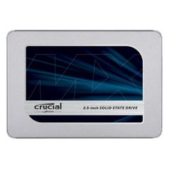 SSD накопитель Crucial MX500 CT250MX500SSD1 250ГБ, 2.5", SATA III (1076524)
