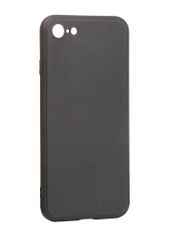 Чехол Brosco для APPLE iPhone SE 2020 TPU Matte Black IPSE(2020)-COLOURFUL-BLACK (734992)