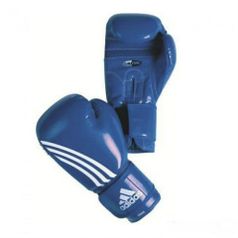 ADIBT031 Перчатки бокс ADIDAS/SHADOW  12oz синие к/з (675)