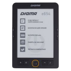 Электронная книга Digma E654, 6", графит (1066710)