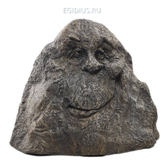 Камень-рожица декоративный, H 30 см (25351)