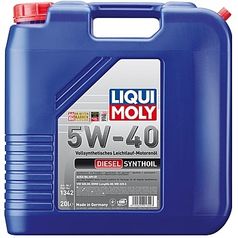 LIQUI MOLY Diesel Synthoil 5W-40 | 100% ПАО синтетика 20Л (166)
