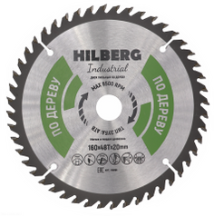 Диск пильный по дереву 160 мм серия Hilberg Industrial 160*48Т*20 мм HW161