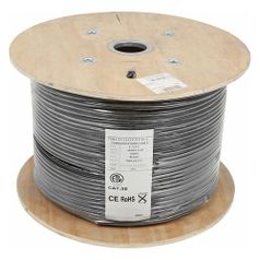 Кабель информ. Lanmaster (LAN-5EFTP-WP-OUT) кат.5е F/UTP 4X2X24AWG PE внеш. 305м (648166)