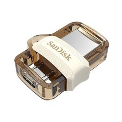 USB Flash Drive 64Gb - SanDisk Ultra Android Dual Drive OTG USB 3.0 White-Gold SDDD3-064G-G46GW (505094)