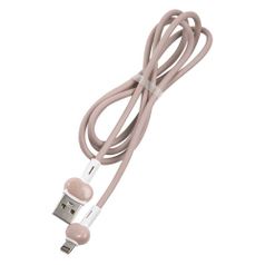 Кабель Redline Candy, Lightning (m) - USB (m), 1м, розовый [ут000021991] (1433025)