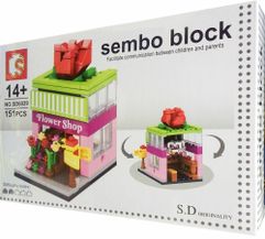 Конструктор Sembo block Цветочный магазин SD6029 (13990)