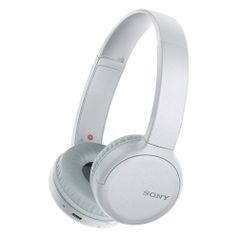 Гарнитура Sony WH-CH510, Bluetooth, накладные, белый [whch510w.e] (1194431)