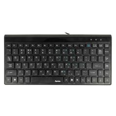 Клавиатура HAMA SL720 Slim, USB, черный [r1050449] (1001255)