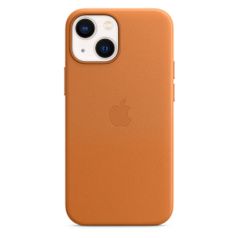 Чехол (клип-кейс) Apple Leather Case with MagSafe, для Apple iPhone 13 mini, золотистая охра [mm0d3ze/a] (1603643)