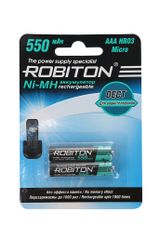 Аккумулятор AAA - Robiton DECT 550MHAAA-2 13903 BL2 (2 штуки) (349023)