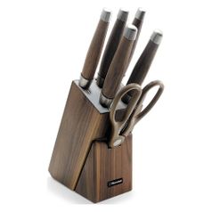 Набор ножей кухон. Rondell 0984-RD-01 коричневый/серебристый подар.коробка (1118509)