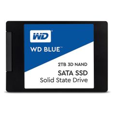 SSD накопитель WD Blue WDS200T2B0A 2ТБ, 2.5", SATA III (1015918)