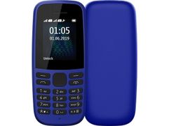 Сотовый телефон Nokia 105 (TA-1174) Dual Sim Blue Выгодный набор + серт. 200Р!!! (878418)