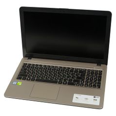 Ноутбук ASUS VivoBook X540UB-DM264, 15.6", Intel Core i3 6006U 2.0ГГц, 4Гб, 500Гб, nVidia GeForce Mx110 - 2048 Мб, DVD-RW, Endless, 90NB0IM1-M03610, черный (1061147)