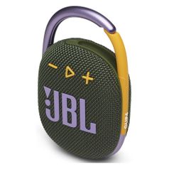 Портативная колонка JBL Clip 4, 5Вт, зеленый [jblclip4grn] (1482903)