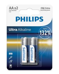 Батарейка AA Philips LR6E2B/10 Ultra (2 штуки) (501625)