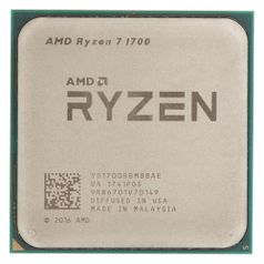 Процессор AMD Ryzen 7 1700, SocketAM4, OEM [yd1700bbm88ae] (432519)