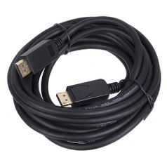 Кабель Display Port 1.2v, DisplayPort (m) - DisplayPort (m), GOLD , 5м, черный (1147275)