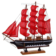 Изделие декоративное "Корабль" , L33 W6 H32 см (51386)