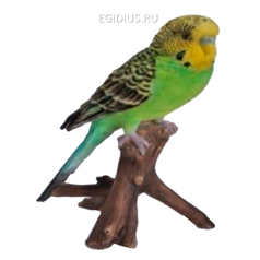 Фигура декоративная садовая навесная"Зеленый попугай"L9,7W8H16,5см (25623)