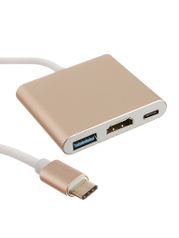 Palmexx USB C-HDMI-USB 3.1-USB C PX/HUB-USBC-HDMI-USB Gold (353997)