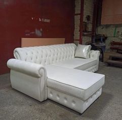 Угловой диван с оттоманкой (1021917334)