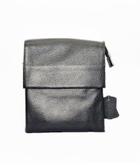 Мужская сумка планшет Lare Boss 1800-2 натуральная кожа черный (4274)