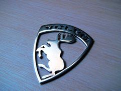 Эмблема "Вольво лось" шильдик с лосем Volvo из металла (51967275)